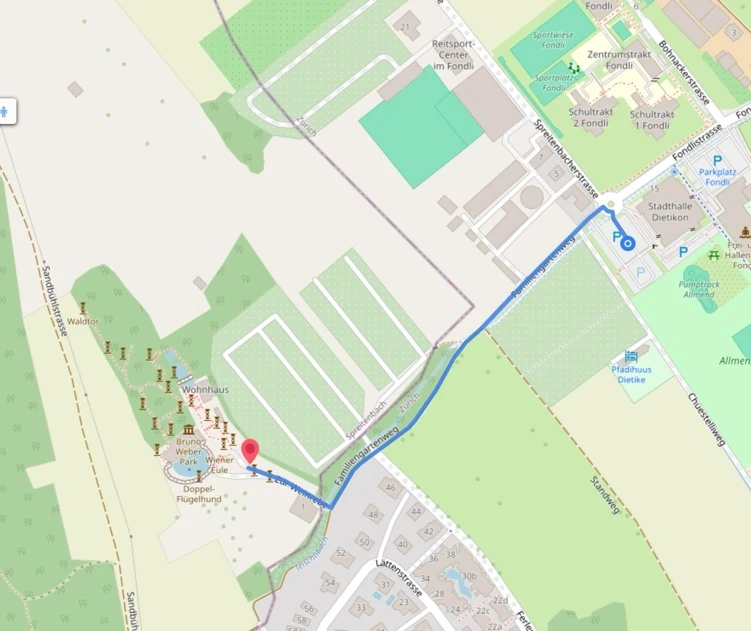 Bruno Weber Park Anfahrt
